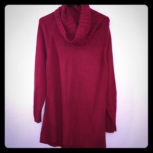 Ashley Stuart Women’s Red Cable Sweater 14/16